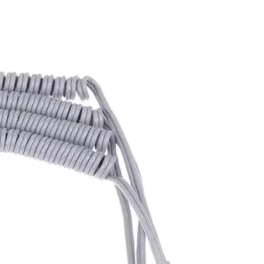 Gris 3 broches 9mm 6mm pour fort 210 204 90 105L 102L poignée d'ongle câble d'alimentation électrique manucure perceuse fil à ressort