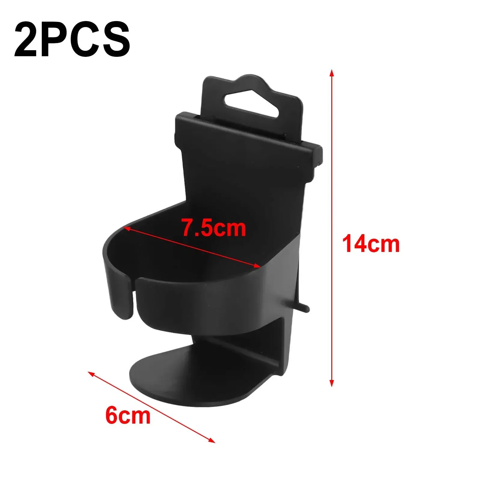 Portavasos para montaje en taza, soporte antideslizante para coche, soporte de repuesto para camión ABS + PE, 2 uds., 75x79x141mm, accesorios para interiores