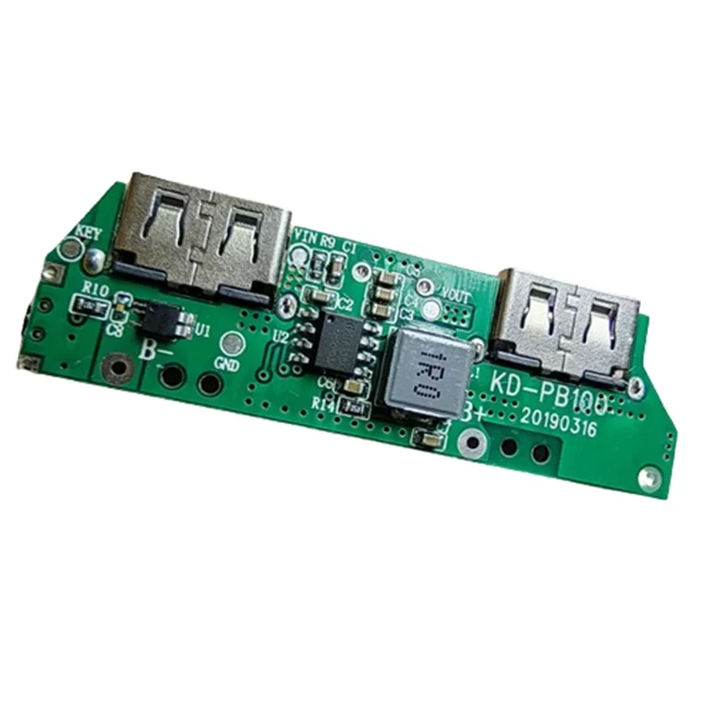 5V 2.4A Dual USB 18650 Boost Battery Charger Board Mobile Power Bank Accessories For Phone DIY Charging Module