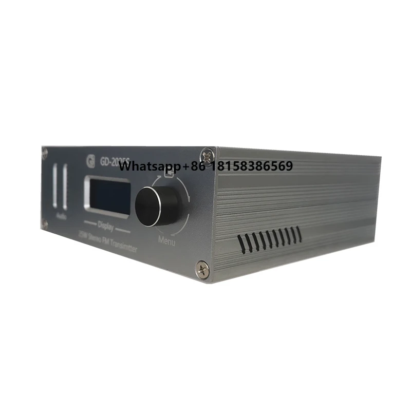 

GD-2025S 25 Вт FM-передатчик FM PLL-передатчик Стерео FM-трансляция Передатчик непрерывного выхода Радиостанция 88 МГц-108 МГц