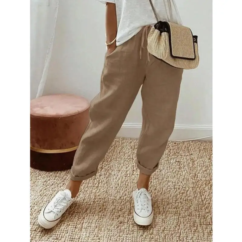 

ex Casual Pants Adjustable ket Flat Pattern Men's Women's Straight Leg Umbrella Soldier Pants PVC Material Neutral