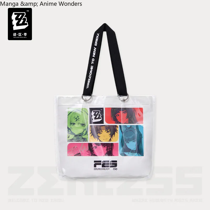 

Game Anime Zenless Zone Zero Tote Bag Pvc Cosplay Bag Cartoon Shoulder Bags Handbag Hop-pocket Xmas Birthday Gift Halloween