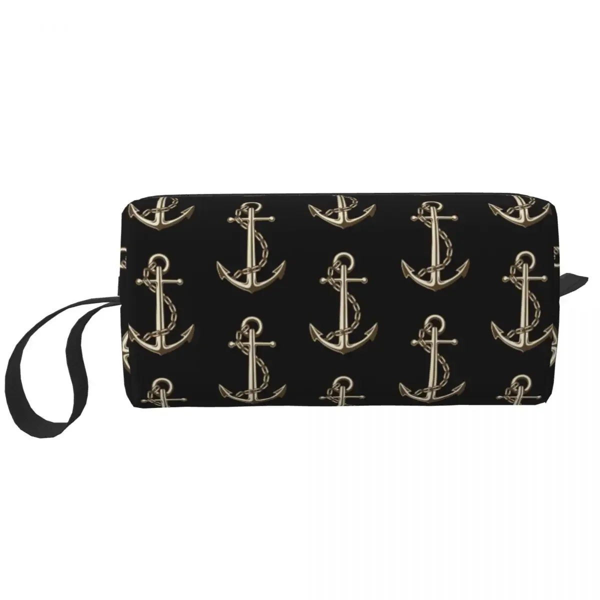 Travel Anchor Toiletry Bag Kawaii Nautical Sailor Makeup Cosmetic Organizer for Women Beauty Storage Dopp Kit Box