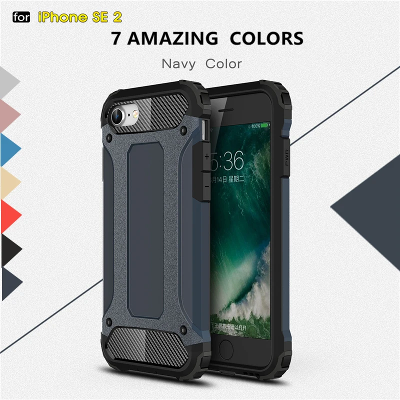 For Apple iphone SE 2020 Case Hard case for iphone 12 Pro Max Armor Slim Rubber Case for iphone SE 2020 iphon 11 X XS Max XR