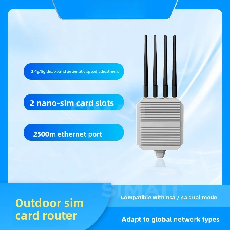 ZX7981PO Waterproof Outdoor 5G Card Router 5G ODU CPE Global General POE Power Supply