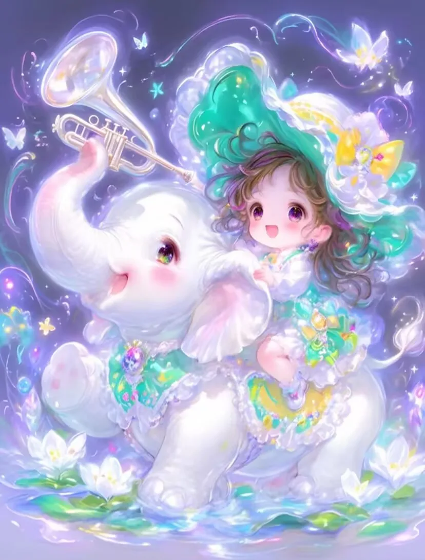 

9ct 60x80 см наборы для печати девушки со слоном, вышивка крестиком, набор для рукоделия «сделай сам», домашний декор, поделки с иглами, нитки