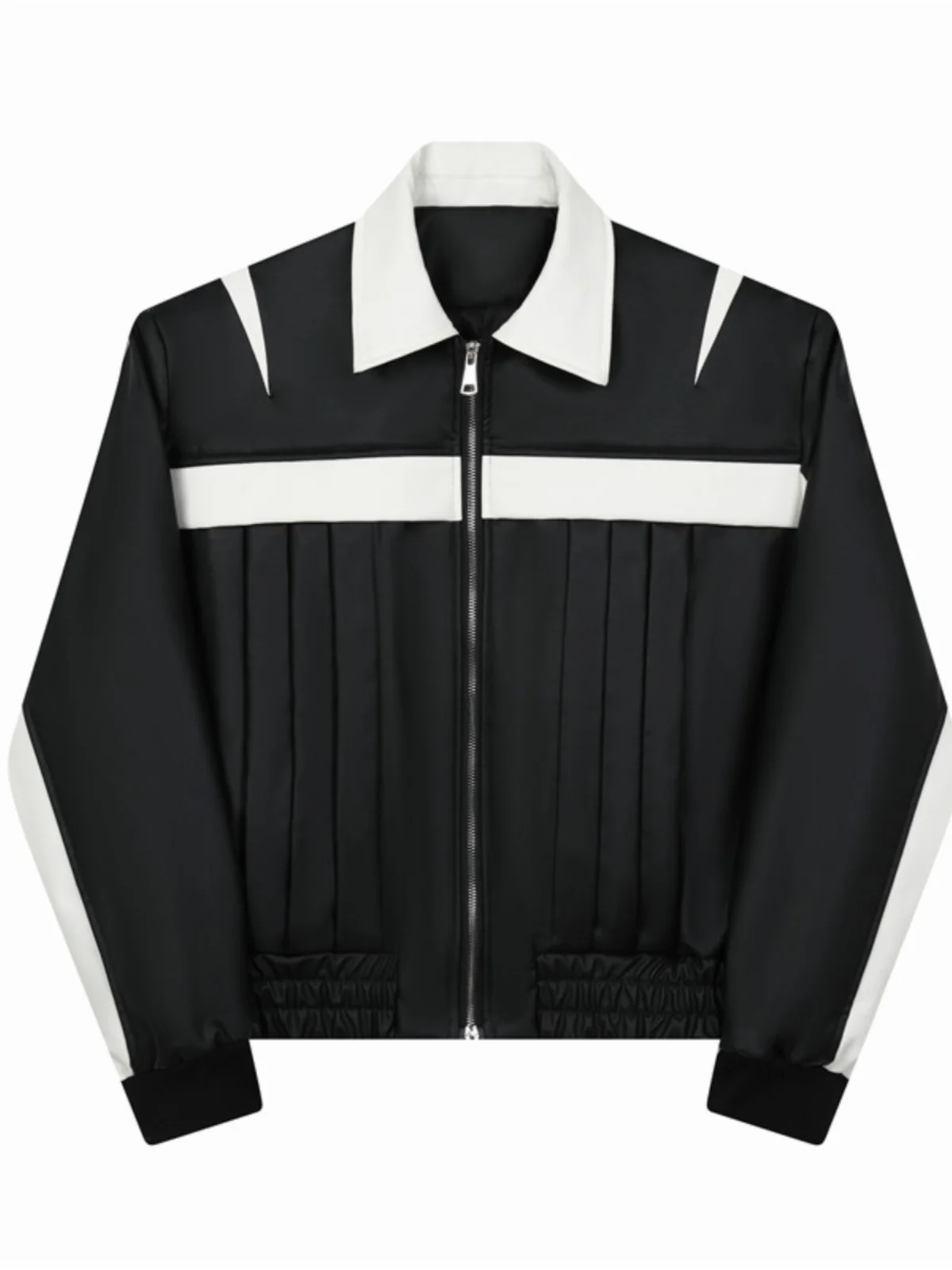 Casual hoogwaardig leer Color-Blo Design Jaet lichtgewicht luxe Sle lente herfst bovenkleding voor heren