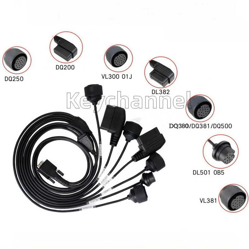 Gearbox TCU Cable 12v DC Data Cable Adapter Clone TCM Cable for VAG DQ250 DQ200 DQ380 DQ500 VL381 VL382 DL501 for OBDSTAR PAD3