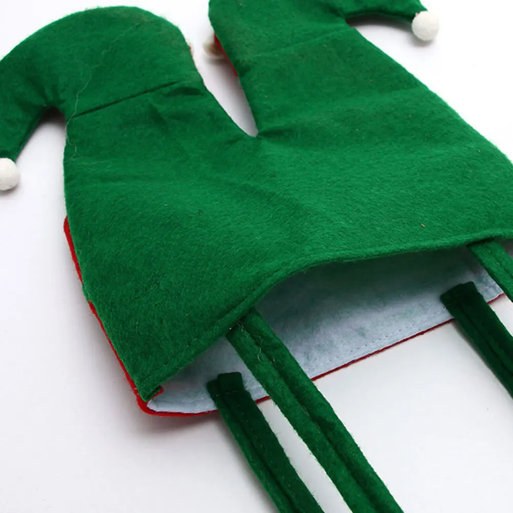 

Christmas Candy Bag Sock Wine Tote For Red Wine Storage Gift Party Favors Portable Christmas Gift Bag Hanging Pouch Decor