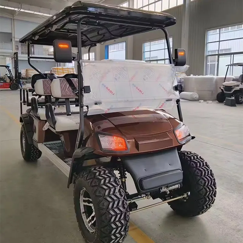 4 seats 6 3 person electric golf cart, Chinese retro golf cart for sale