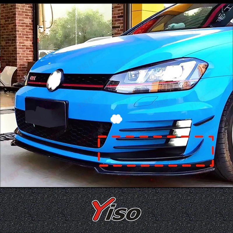 Suitable for GOLF 7 R GTI Rline Carbon fiber Air Knife Modified encirclement Aerodynamic kit GOLF 7 GTI Carbon fiber Air Knife