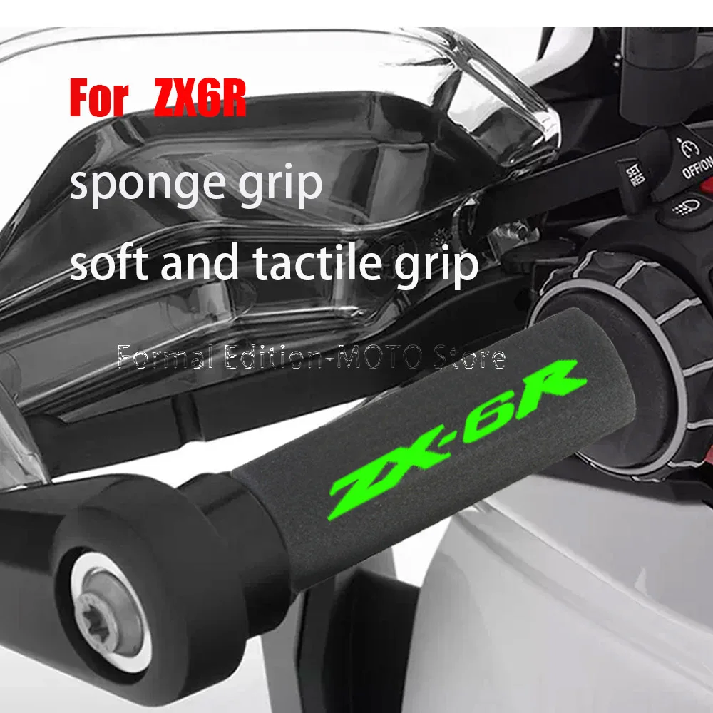 

Motorcycle Sponge Grip Anti scalding Non-slip Motorcycle Grip Cover for Kawasaki ZX6R