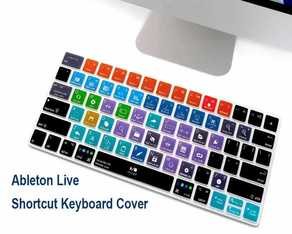 أدوات Ableton Live/Pro/Final Cut Pro X Hotkey غطاء لوحة المفاتيح الوظيفية للوحة المفاتيح Apple iMac Magic 2nd Gen A1644 MLA22LL/ A