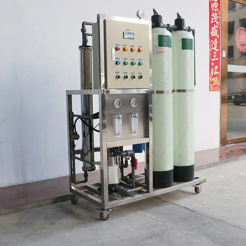 250L 500L 1000L Per Hour FPR Reverse Osmosis Purification Water Treatment System For Drinking Water