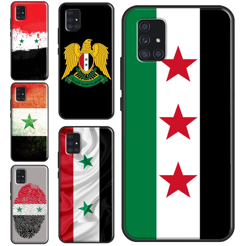 Syria Flag Case For Samsung A21S A20e A11 A31 A41 A51 A71 A10 A20S A30S A40 A50 A70 A12 A32 A52 A72