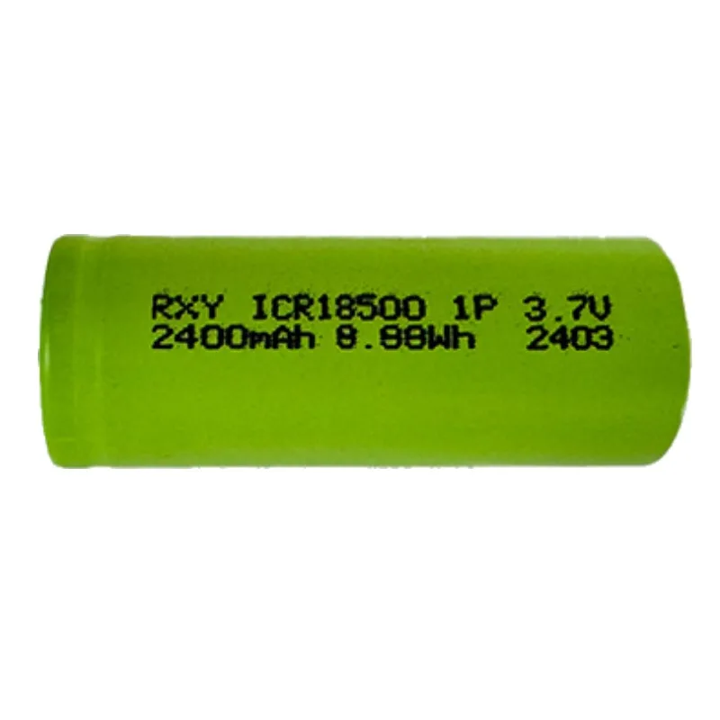 18500 Lithium Battery 3.7V 2400mAh For Electric Hair Clipper Razor Power Bank Electric Toy Gun Rechargeable Battery