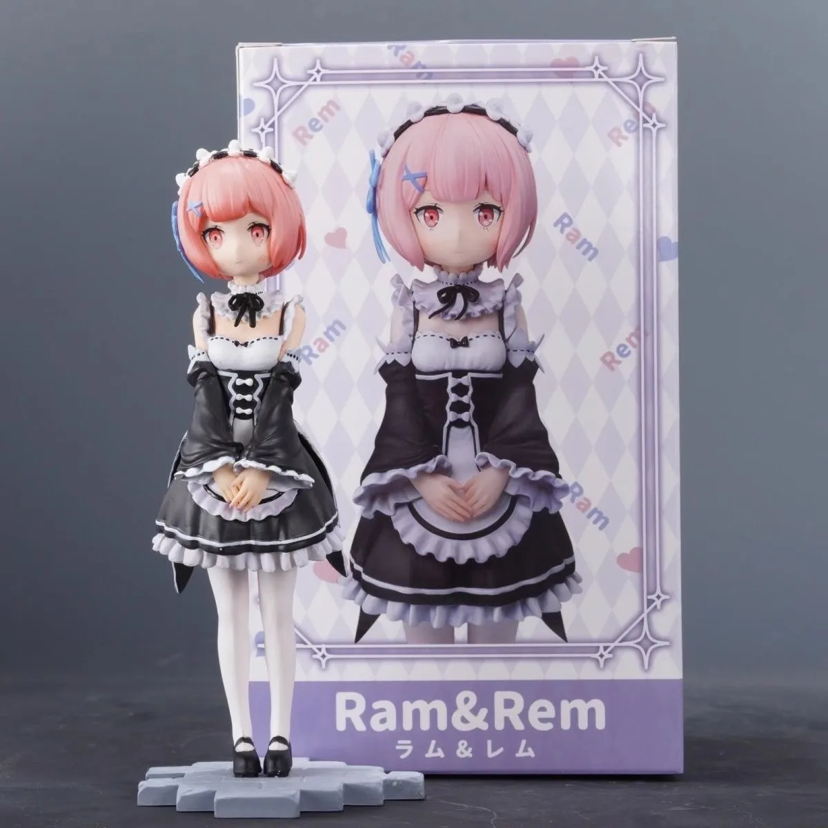 Re:Zero Starting Life in Another World Anime Figure Leimu Lamu Childhood Maid Figurine Statue Collection Model Decor Toy Gifts