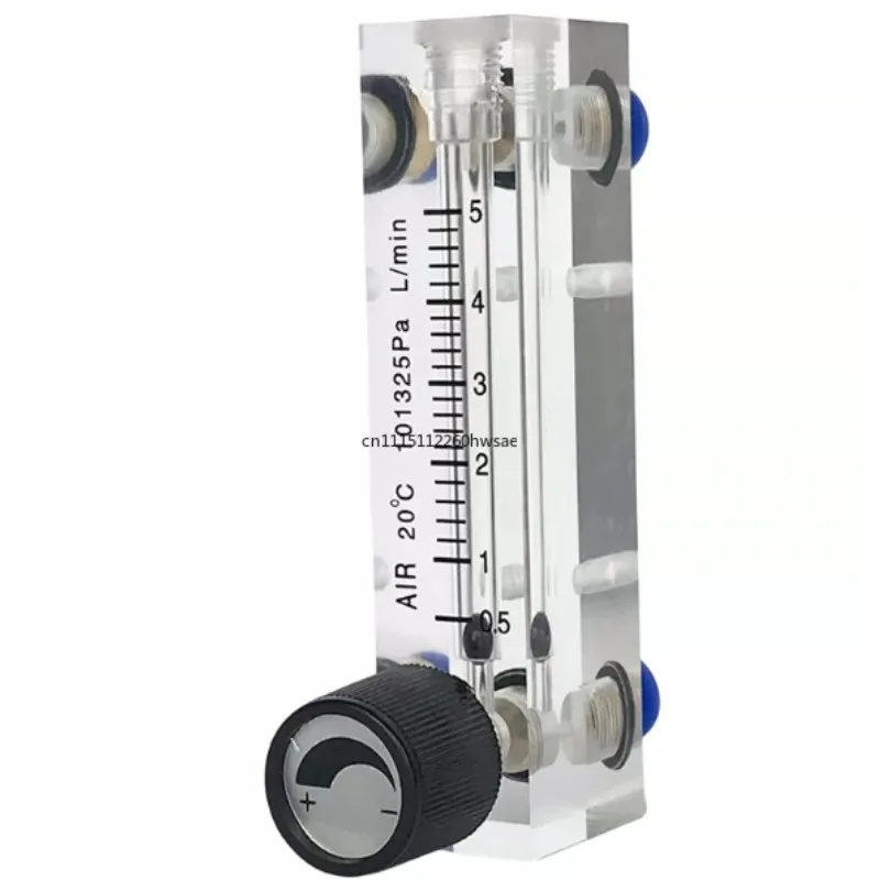 1Pc Air Flow Meter Nitrogen Gas Flowmeter With Control Valve 0.5L/1L/1.5L/2L/3L/4L/5L/10L/15L/20L/25L/30L/35L