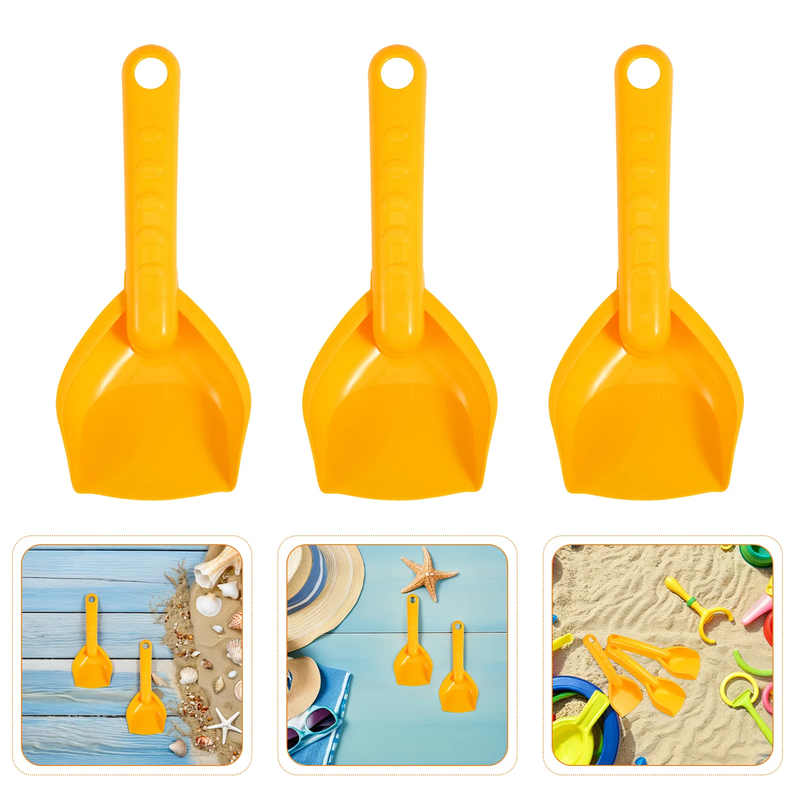 

16Pcs Kids Sand Shovels Mini Plastic Beach Shovels 7.07 Inch Small Lightweight Spades for Sandbox Backyard Outdoor Fun