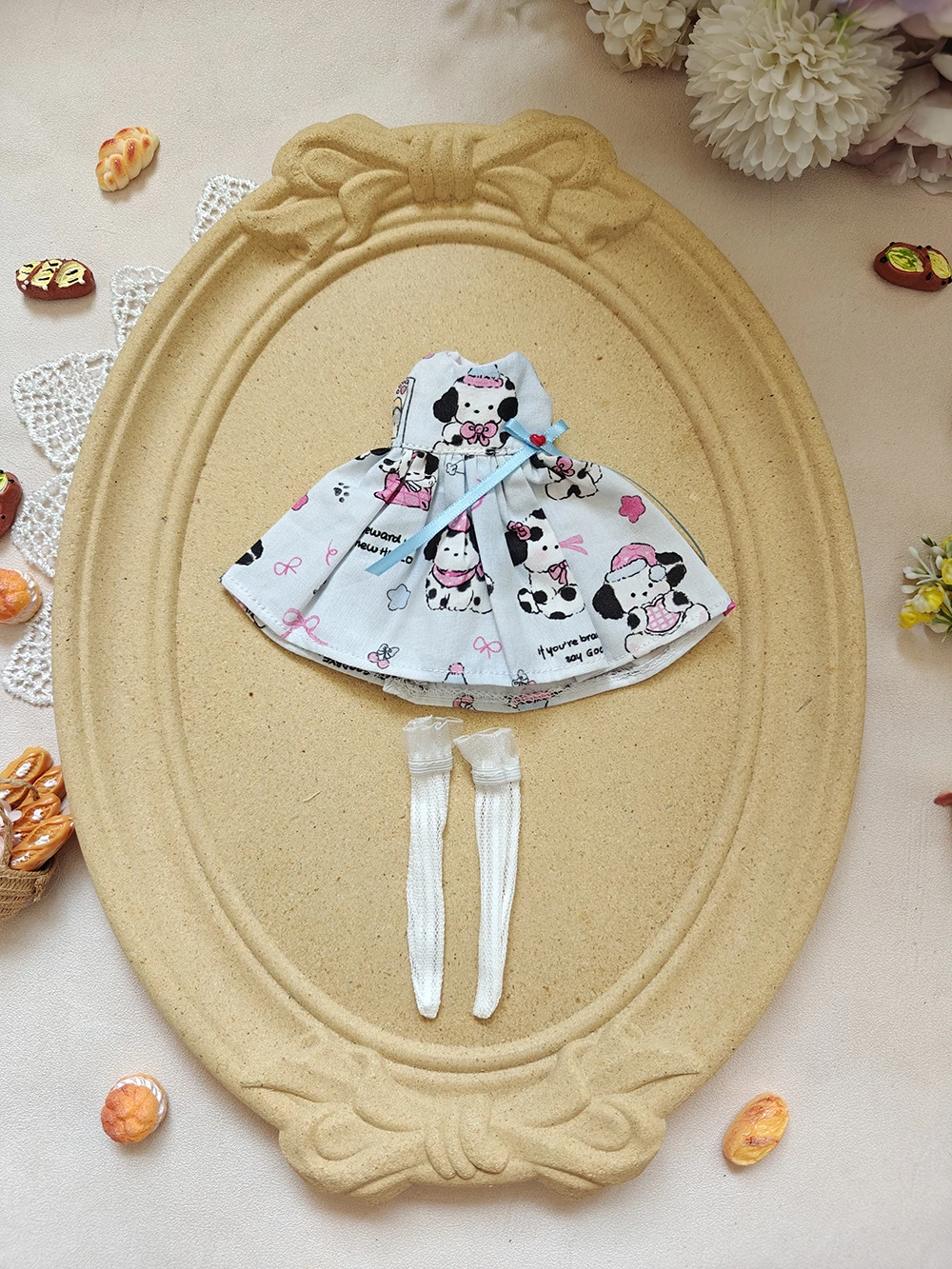 ブライス人形服かわいいデイリースリップドレスセット服 Ymy Licca Azones Ob22 24 27 YMY 人形アクセサリー