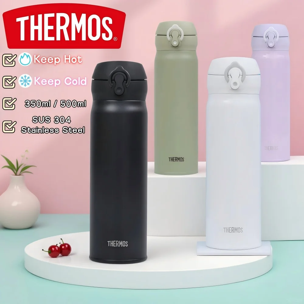 

Термокружка THERMOS 350 мл/500 мл, термос из нержавеющей стали, бутылка для воды, 6-12 ч, сохранение горячей и холодной воды, стакан для кофе для офисных путешествий