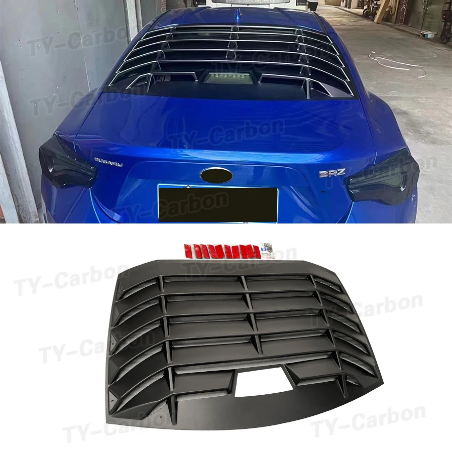For Toyota GT86 Subaru BRZ Air Outlet Diffuser Back Shutter Car Rear Window Louver Top Wing Spoiler Rear Sun Shade Blinds 13-19 For Toyota GT86 Subaru BRZ Air Outlet Diffuser Back Shutter Car Rear Window Louver Top Wing Spoiler Rear Sun Shade Blinds 13-19