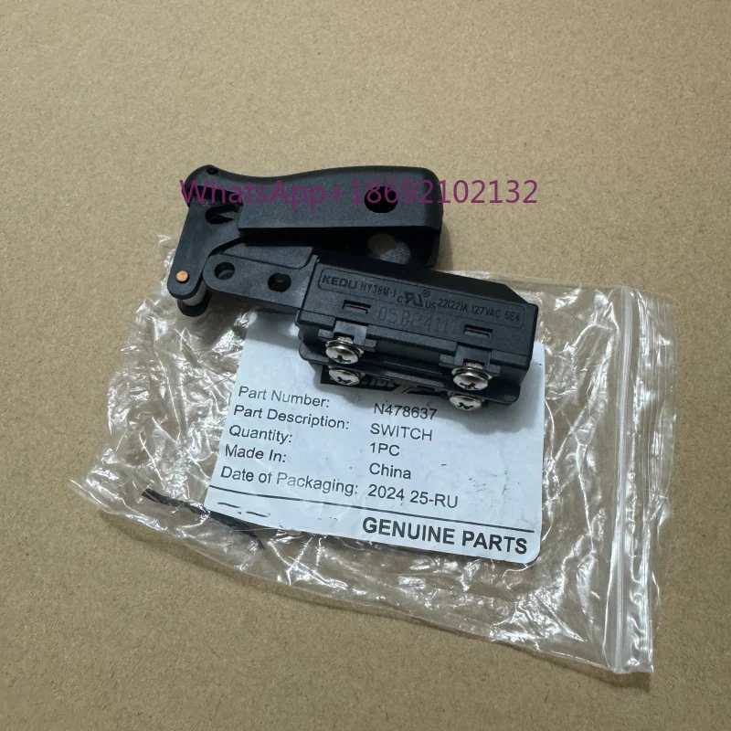 Original Switch N478637 for DEWALT DW714 254mm Miter Saw Starting Accessories