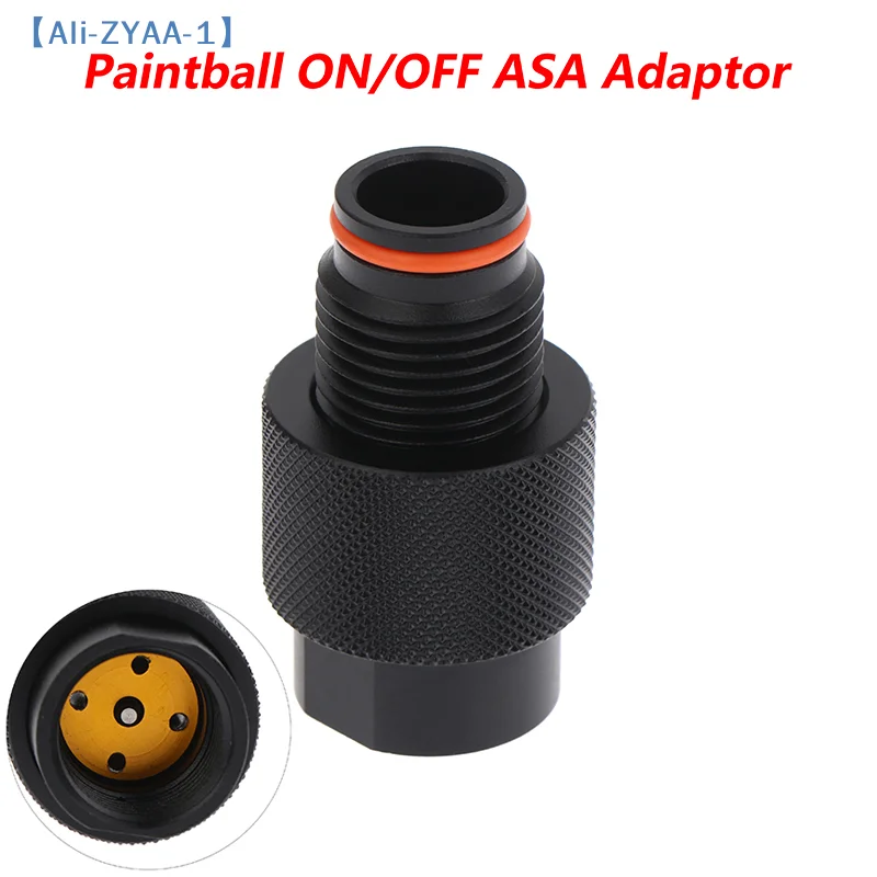 【ZYAA-1】New HPA Air Tank Regulator Valve Saver On/Off G1/2-14 Thread Pneumatic Control Connector Adaptor