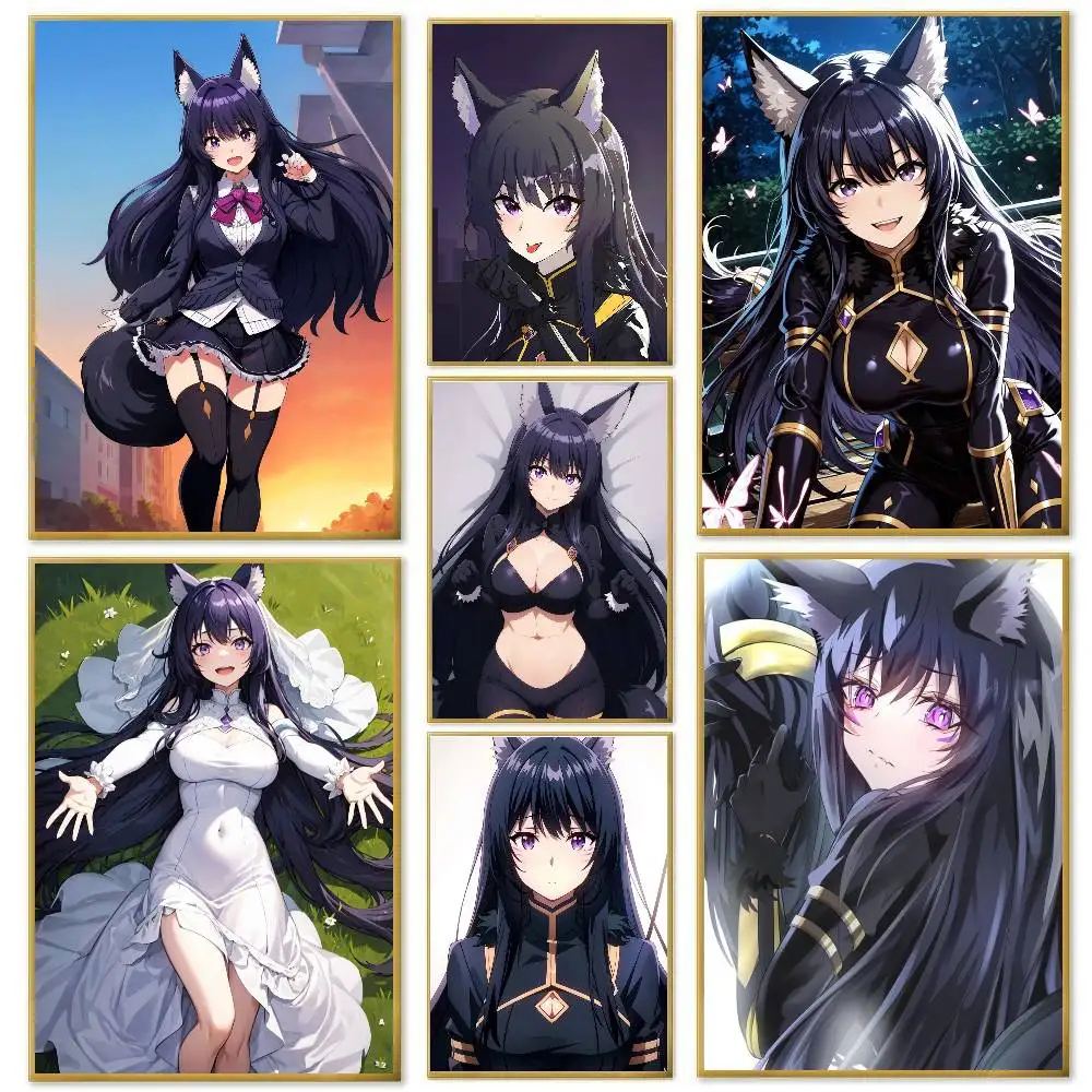 Delta Anime The Eminence In Shadow Poster Art Sticky Wall Waterproof Home Living Room Bedroom Bar Aesthetic Decoration