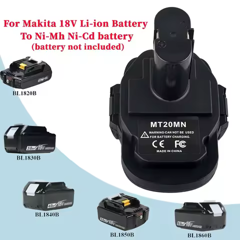 MT20MN Battery Converter Adapter for Makita 18V Lithium Battery Convert for Makita 18V Ni-Cd&amp;Ni-Mh Battery (without battery)