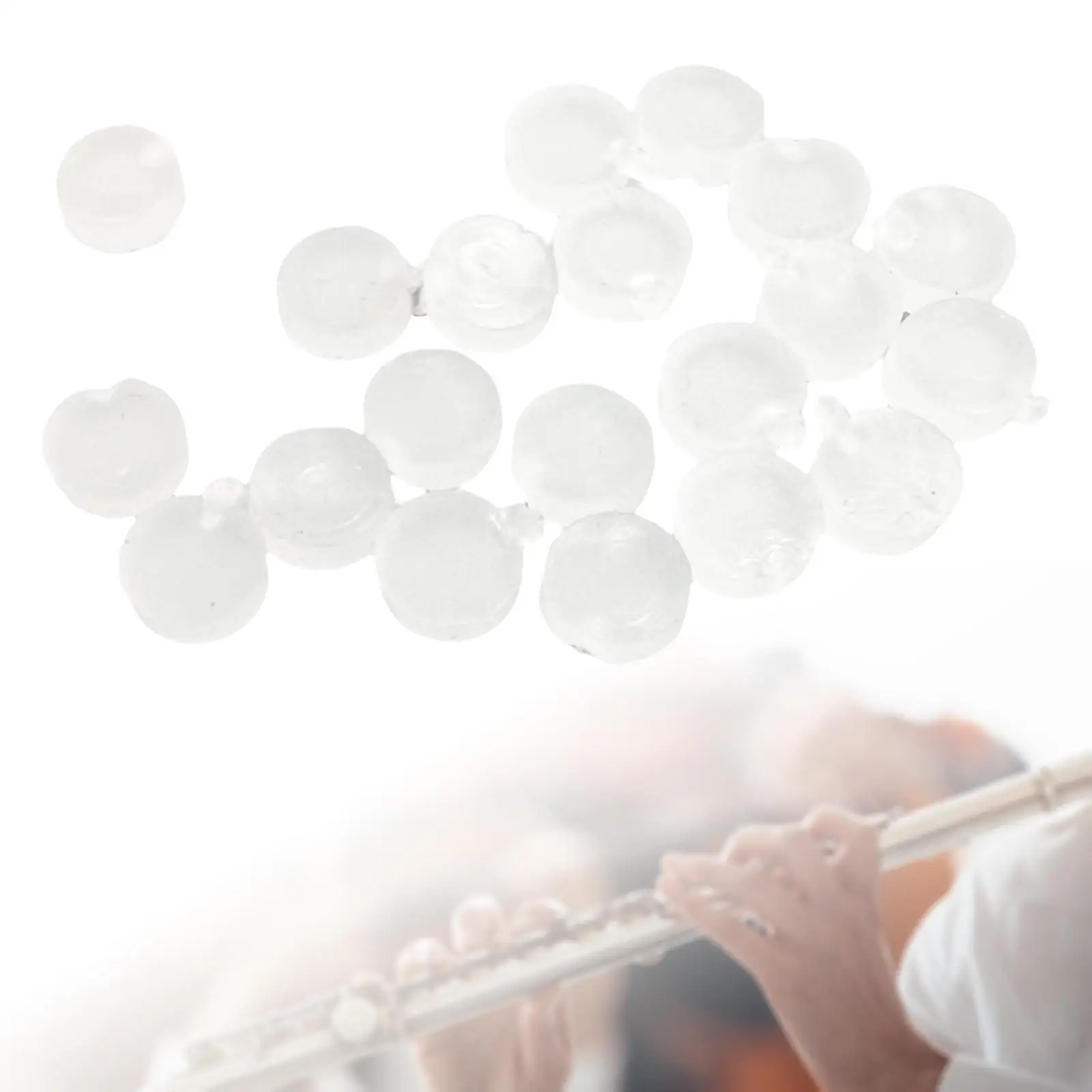 20 قطعة ثقب الناي التوصيل ثقب مفتوح التوصيل الملحقات استبدال أطقم لآلة الناي الموسيقية