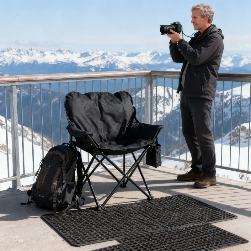 

Переносное гибкое уличное кресло с подогревом, 77 мкФ, 3 приближения к температуре, тонкая сумка для переноски в комплекте