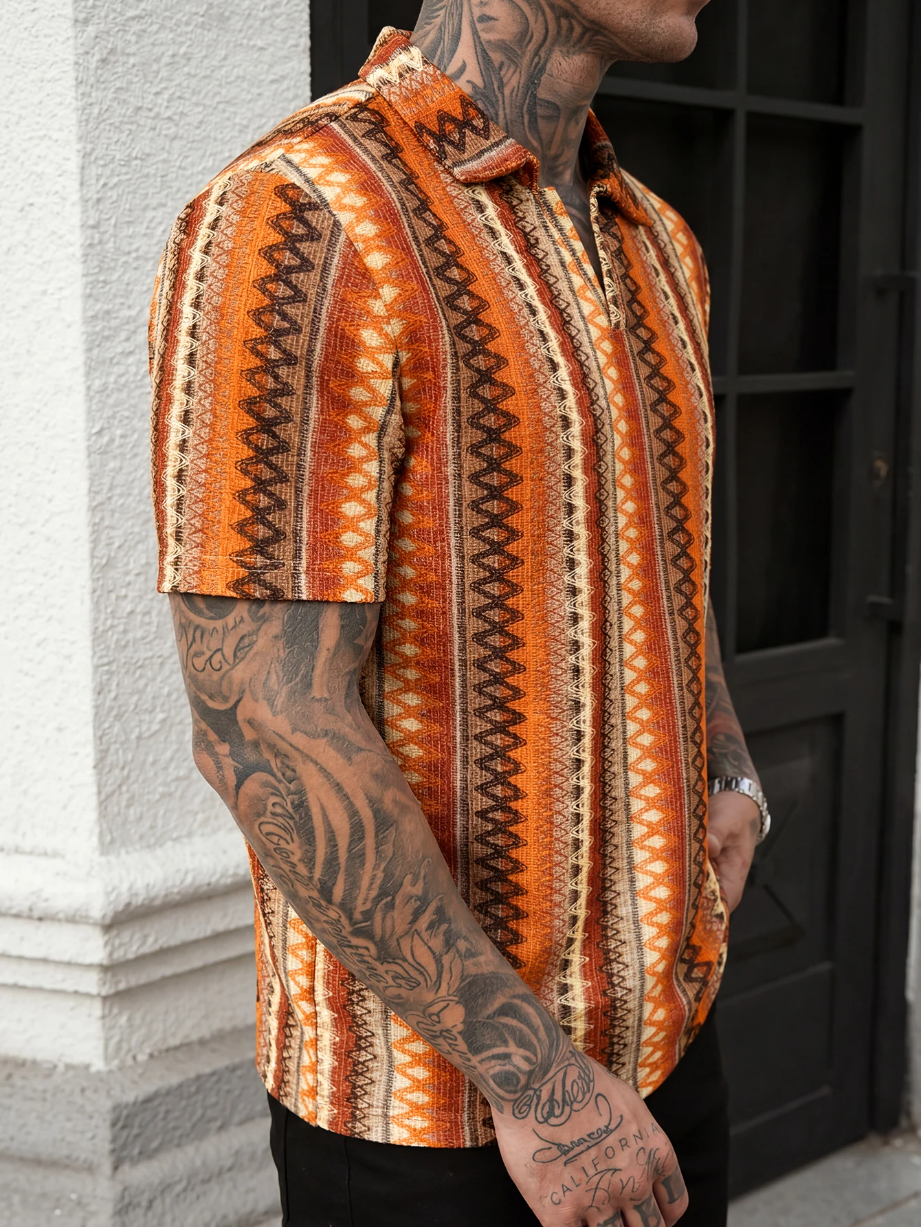 Camisa Polo Masculina Nova Col - Vintage Hawaiian Floral Shirt avaliação e preço