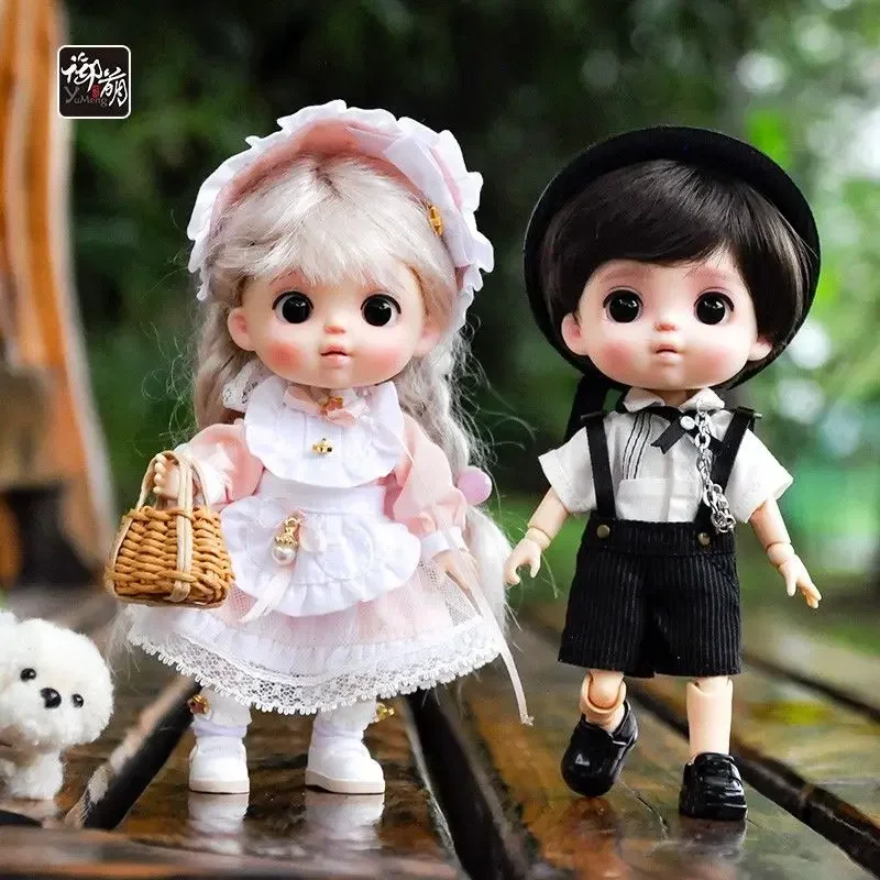 YMY Baby Head OB11 Element Body Winter and Winter If The Whole Baby Face Joint Doll BJD Baby Face  Doll Accessories