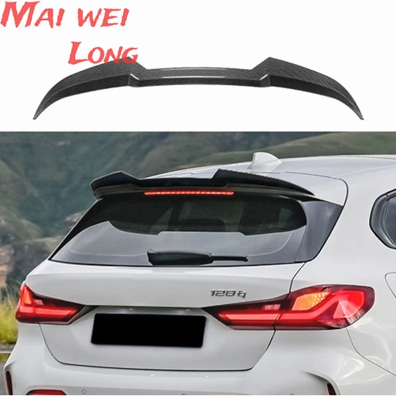 For BMW 1 Series F40 M Sport 2019+Rear Roof Lip Spoiler Rear Wing Tail Wings Fixed Wind Spoiler Auto Decoration Accessories