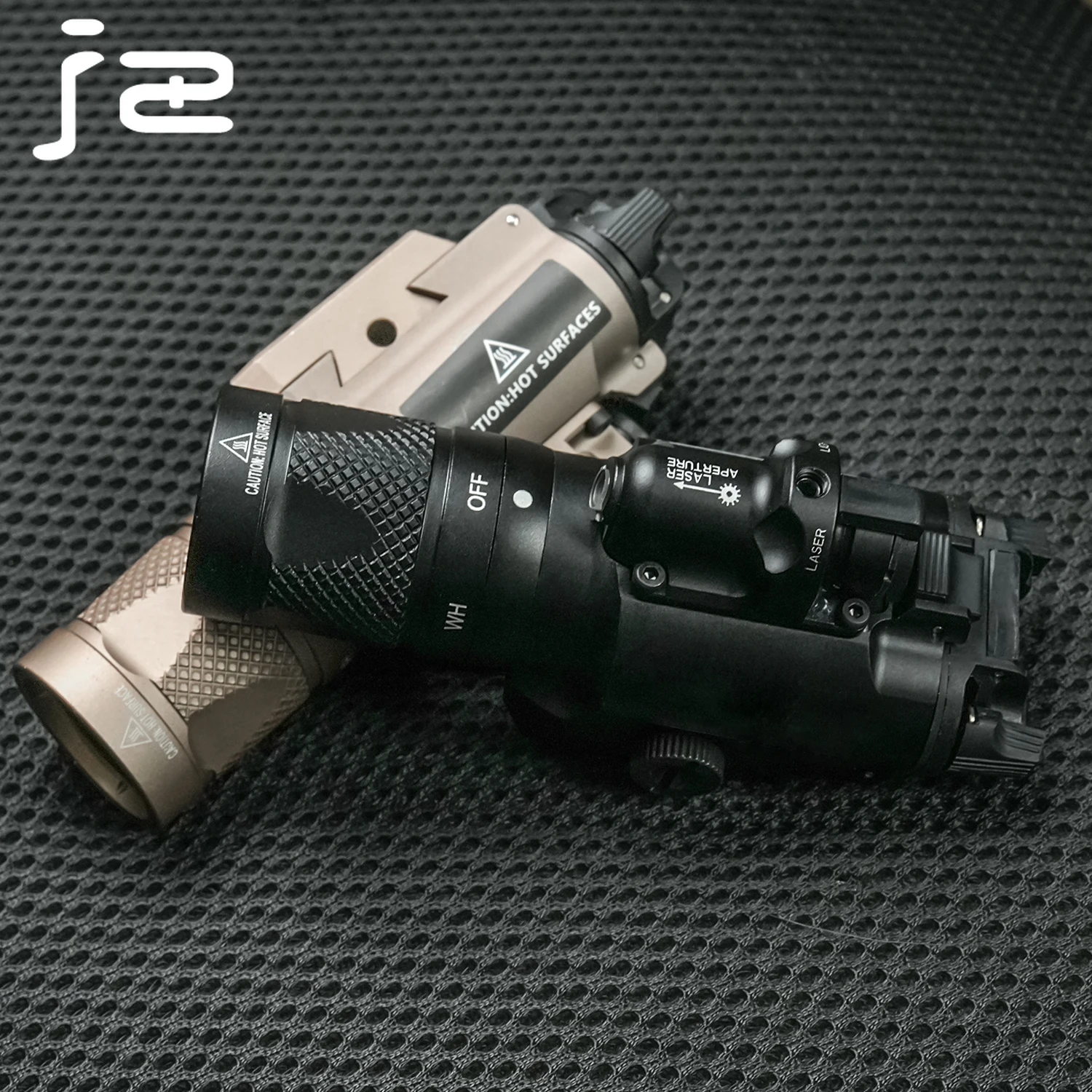 التكتيكية X400V الليزر الأحمر + LED الأبيض + الأشعة تحت الحمراء الإضاءة مصباح يدوي ثابت/لحظة X400U X400 المعادن معلقة كشاف ضوء للسكك الحديدية 21 مللي متر