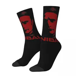 Cozy Men Women Socks Hannibal Mads Mikkelsen Merch Comfortable High Quality Dress Socks Spring Autumn Winter