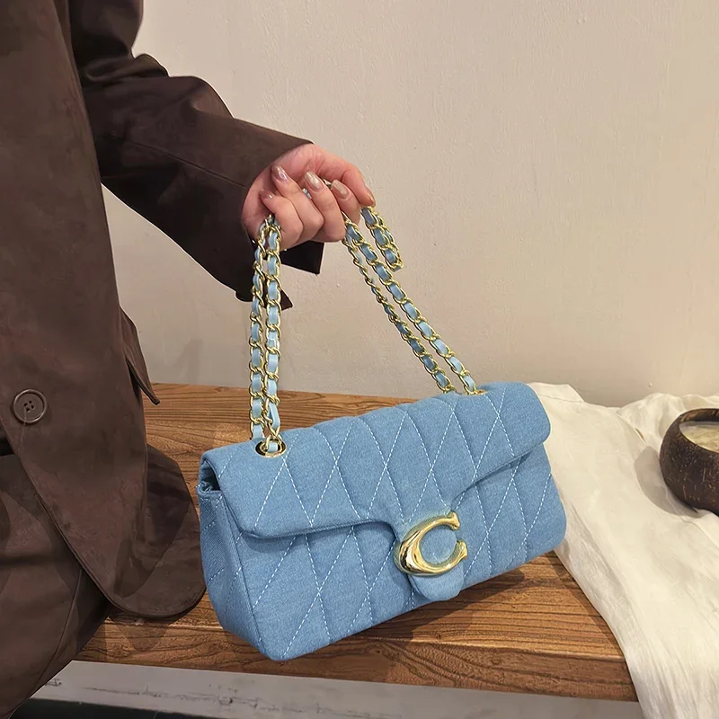 

Stylish Crossbody Handbag With Leather Vintage Letter Logo Unique Fashionable For Women And Commuter Bag