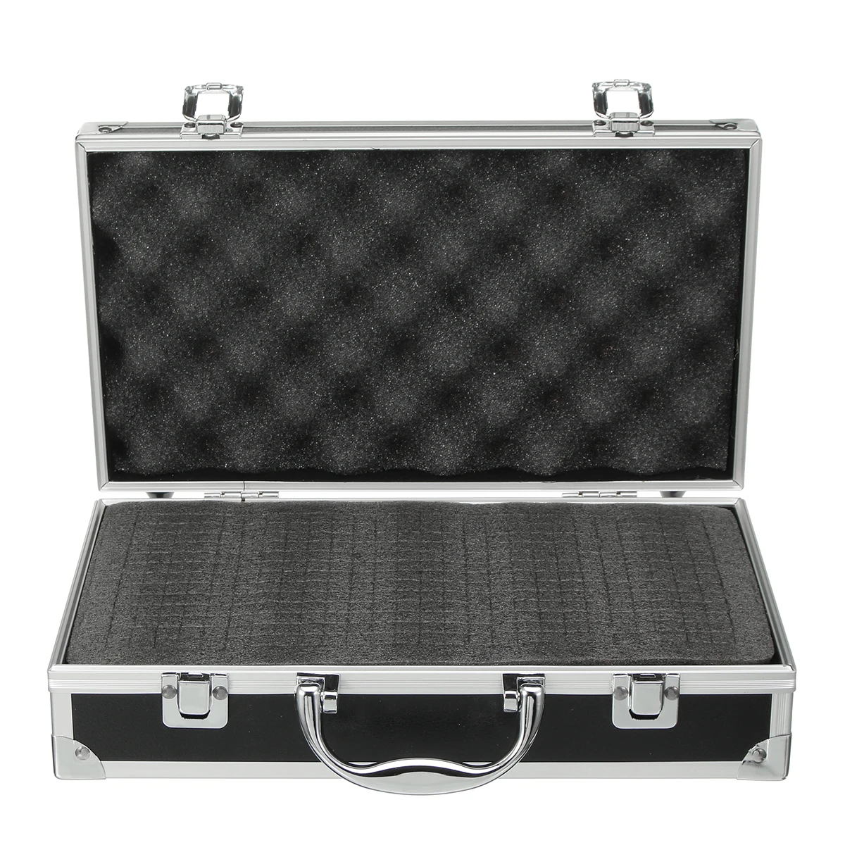 Caja de herramientas de aleación de aluminio, caja de Kit para vehículos al aire libre, equipo de seguridad portátil, caja de instrumentos, Maleta,