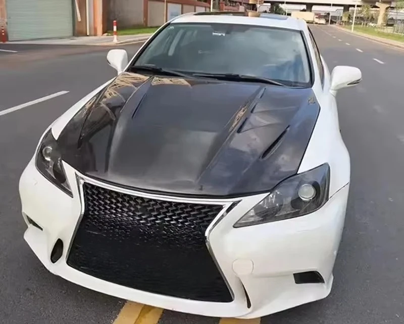 Kap Mesin Serat Karbon untuk IS250 Bonnet Depan