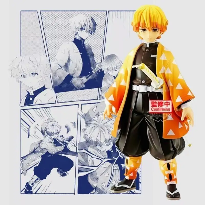 

Подлинная в наличии BANDAI Original Demon Slayer Agatsuma Zenitsu Kizuna no Sou Третья форма Аниме Модель игрушки в подарок Коллекционная фигурка