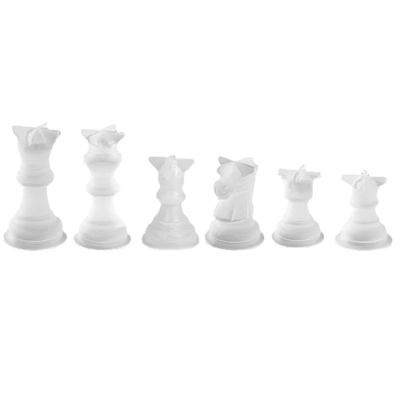 Silicone Crystal UV Resin Checkerboard Mold International Chess Molds for DIY