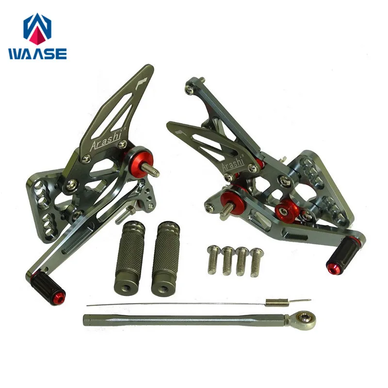 waase  For Suzuki GSXR1000 GSX-R GSXR 1000 K5 K6 2005 2006 Motorbike Rider Racing Rearset Rear Sets Footrests Foot Rest Pegs