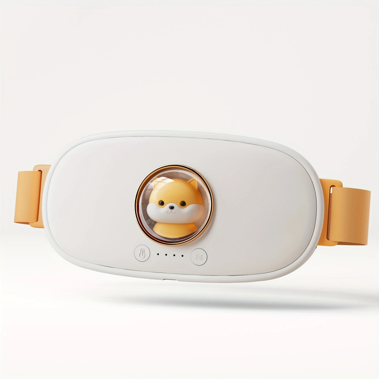 وسادة تسخين إلكترونية محمولة، مدلك تسخين قطني، 4 مستويات لدرجة الحرارة و5 إعدادات للتدليك، البطن وسفلي الظهر