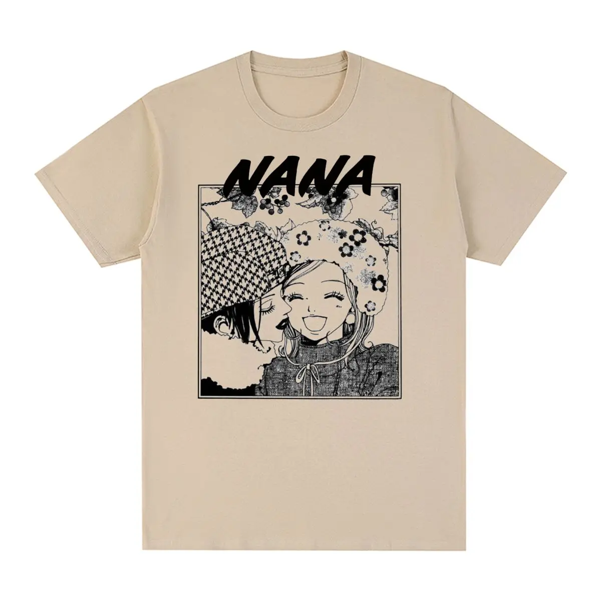 Black Stones NANA Osaki Vintage T-shirt Funny Anime Manga Cotton Men T shirt New Tee Tshirt Womens Tops