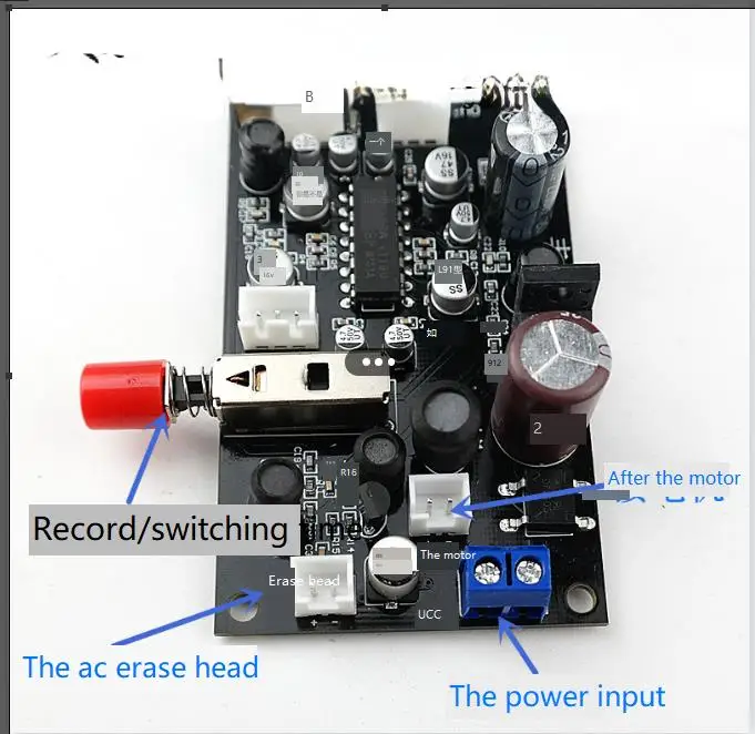 TA7668 Stereo Tape Recorder Head Front Amplifier Board Deck Desktop Recording and Playback Movement