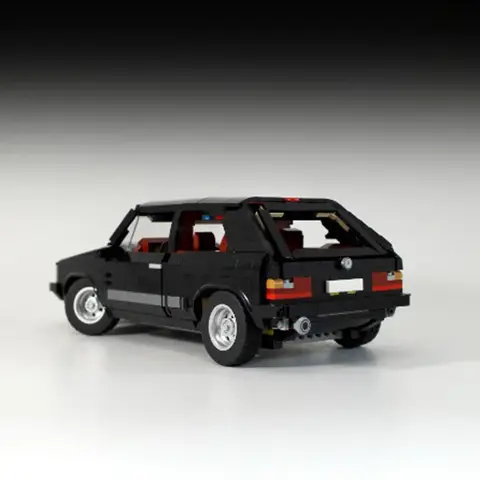 Speed Hypercar Modell MOC Klossar Golf GTI MK1 Toppnivå Sportbil Modulär Teknologi Gåvor Semester Montera Barndräkt Leksaker 8 best sales VW Polo GTI-leksak - №1