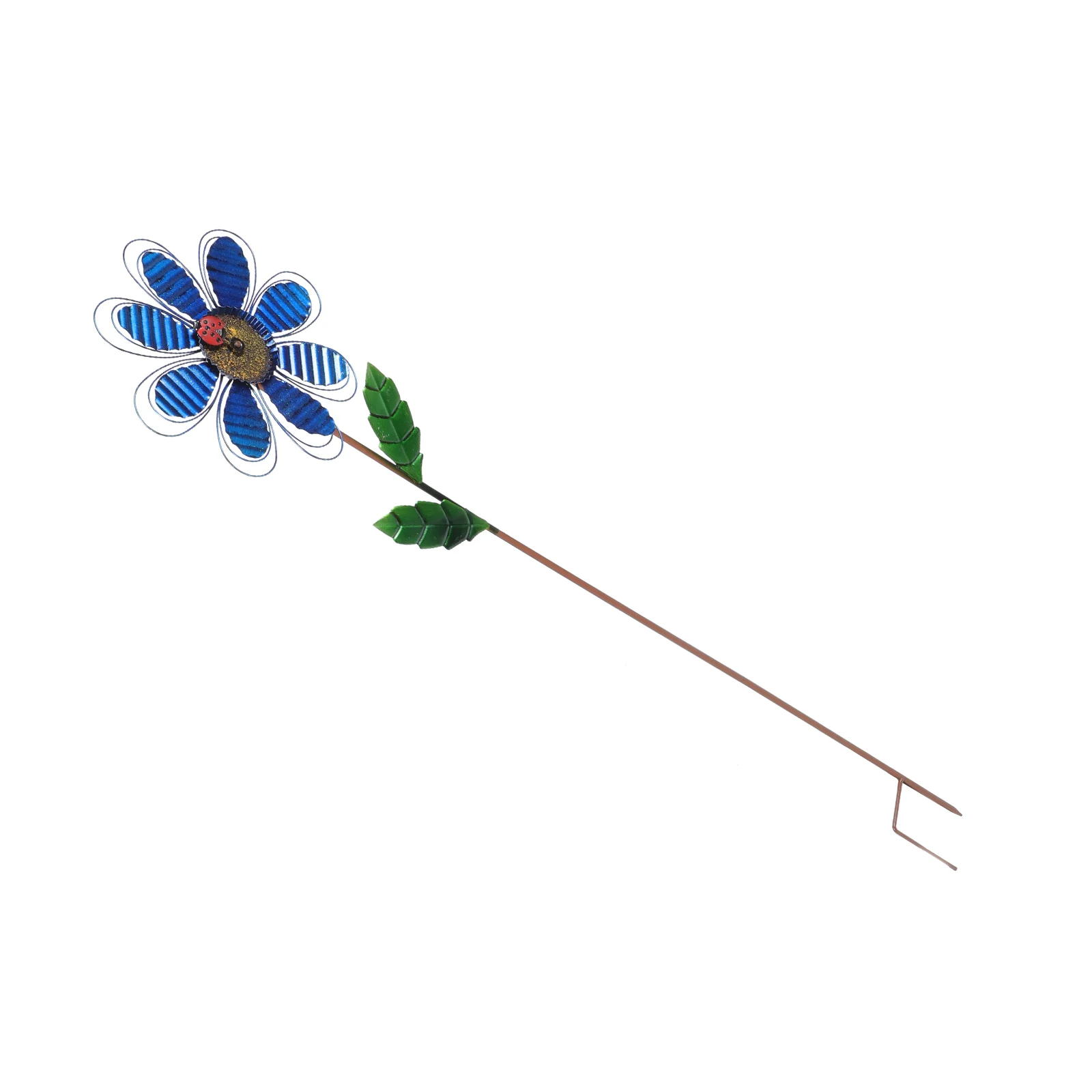 

1pcs Metal Flower Windmill Decor Rotating Iron Windmills Garden Outdoor Smooth Surface Anti Rust Break resistant Pinwheels