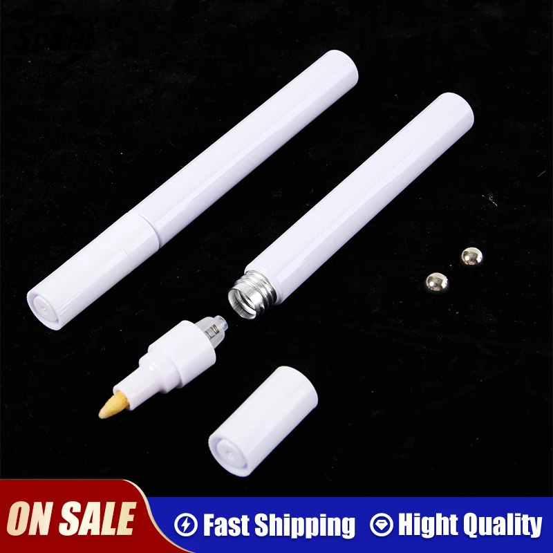 

High Quality Empty Refillable Pen Blank Double Head Reversible Nib Paint Pen Fine Nib Marker Aluminum Pipe Paint Pen Accessories