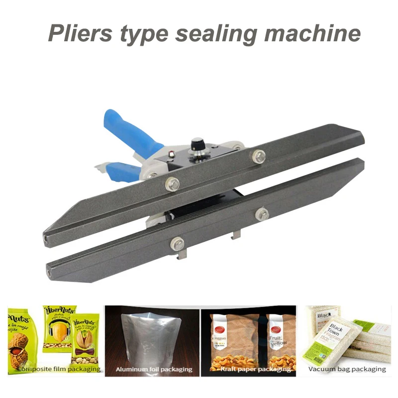 

Clamp-Type Aluminum Foil Sealing Machine FKR300 220V Hand Impulse Sealer Heat Sealing Foil Bag Closer Sealer Sealing Machine